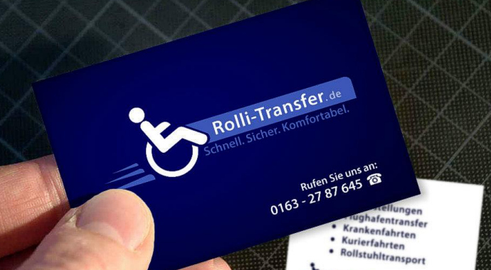 Visitenkarten 'Rolli-Transfer.de'