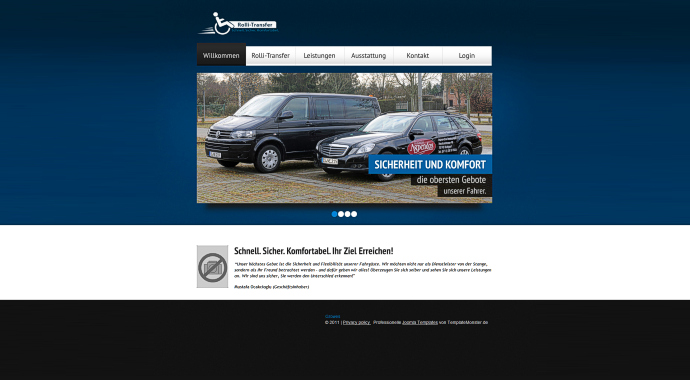 Website 'Rolli-Transfer.de'